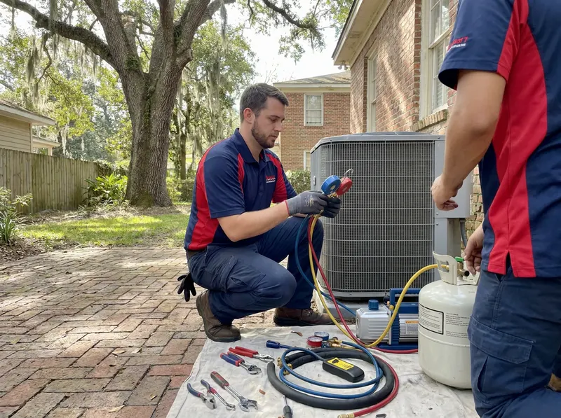 AC Refrigerant Leak Repair in Savannah, GA