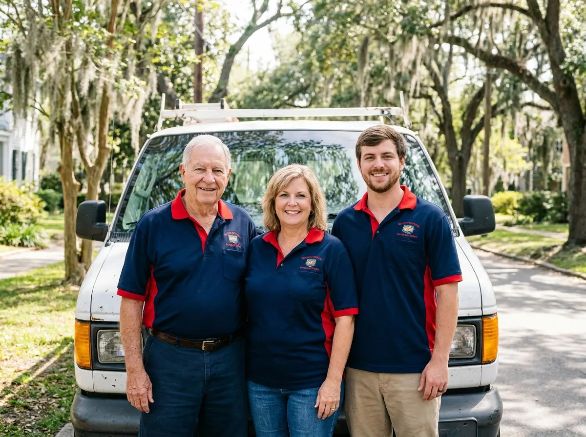 The Carlson Heating and Air team — air conditioning repair service in Savannah, GA